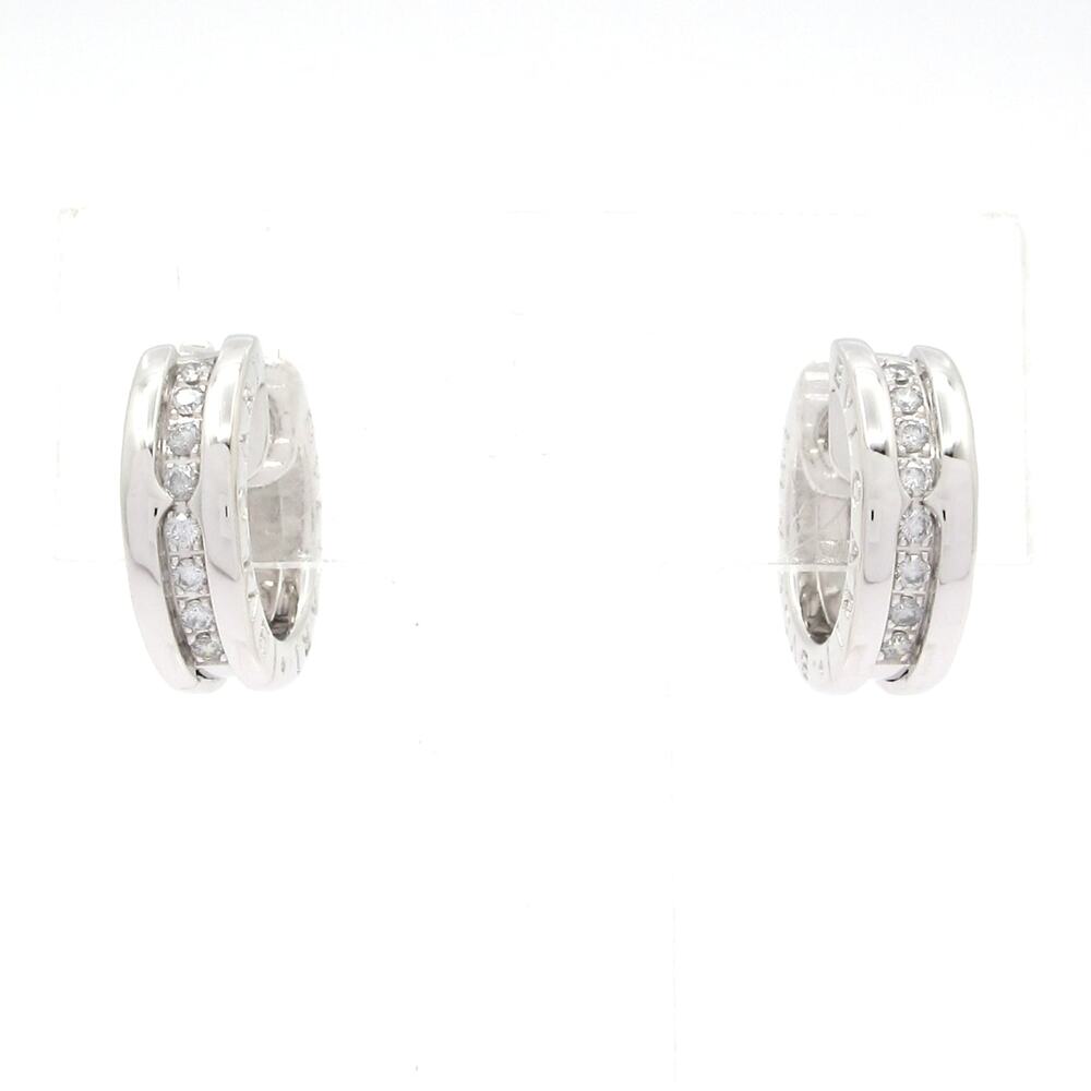 Bvlgari B-zero1 Earrings 18K White Gold Diamond
